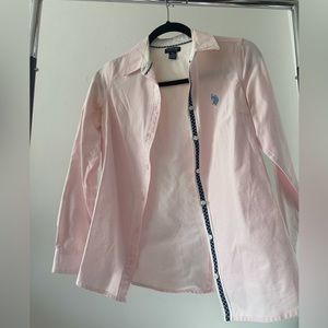 U.S. Polo Assn. Baby Pink Button Down
